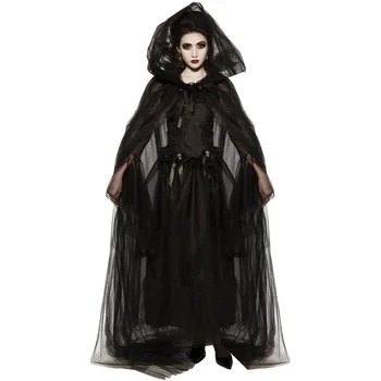 Costum De Halloween Joc De Rol Diavolul Mireasa Vampir Mantie Ghost Festival Costum De Vrăjitoare