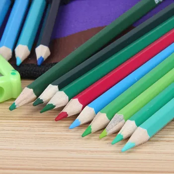 1 Set Desen Creion Portabil Reutilizabile Profesionale De Înlocuire Inodor Hexagonale Student Pictură Schiță Creioane
