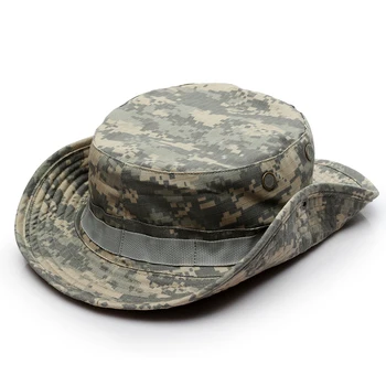 Camuflaj Tactice Șepci Militare Boonie Hat Capac de Armata Camuflaj Oameni de Sport în aer liber la Soare Găleată cu Capac Pescuit, Drumeții Pălării de Vânătoare 60CM
