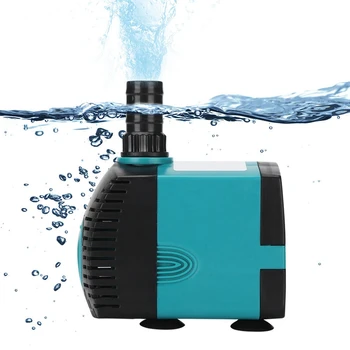 Pompa de iaz,Ultra-silențioasă 3W Submersibile Pompa de Fantana, Filtru de Iaz de Pește, Acvariu, Pompa de Apa, Rezervor de Apă de Fântână(UE Plug)