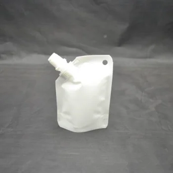 1000pcs 50ml plastic alb doypack lichid stand up husă de depozitare ambalare sac cu Partea Cioc