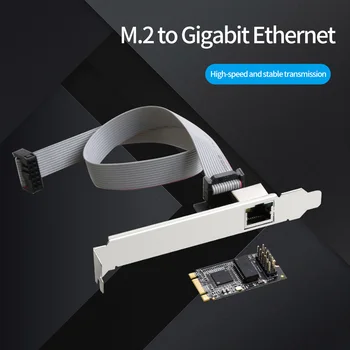 TXA098 M. 2 (B-Cheie/M-Key) pentru placa de Retea Gigabit Desktop 10/100/1000Mbps RJ45 Fast Ethernet Converter Card Intel 210 LA Cip